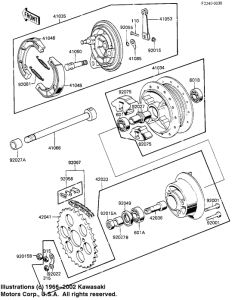 KE100 Задняя втулка