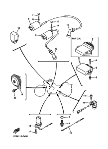 XVS1100 XVS1100T Equipo electrico