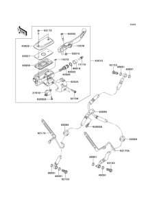 VN1700 Главный тормозной цилиндр