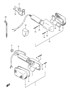 DR250 Поворотники