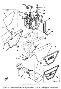 XS360D Side cover battery box
