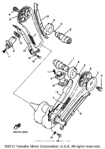 XV500K Camshaft-chain