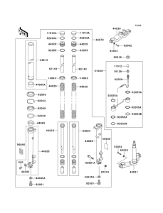 ZG1200 Передняя вилка