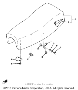 YZ125D Сиденье