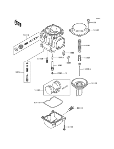 EN500 Детали карбюратора