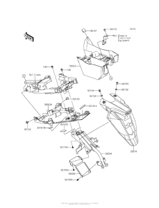 EX650 Заднее крыло