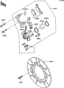 EN450 Передний тормоз