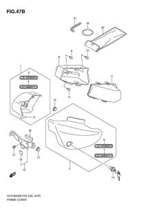 VLR1800 Обтекатель задний