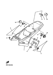 PW80 PW80M Боковая крышка