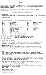 GS425 Catalog preface