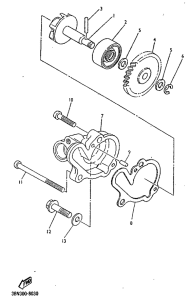 TZR125RR Waterpump
