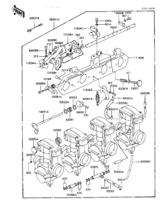 KZ550 Carburetor assy