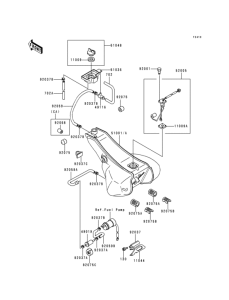 ZG1200 Топливный бак
