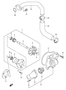 VL800 Водяная помпа