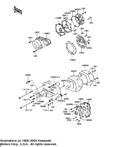  Крышки двигателя