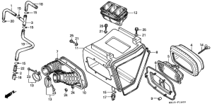 XR250R Воздухоочиститель