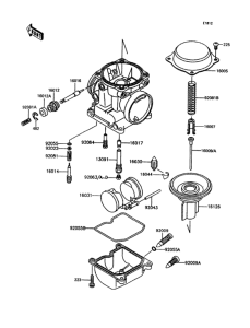 ZX400 Карбюратор в разборе