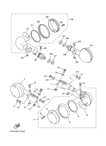 XVS650 Поворотники