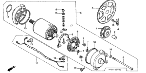 CH125 Стартерный мотор