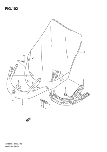 AN650 (ABS) Wind screen