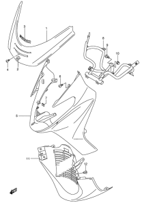 AN400 Front leg shield