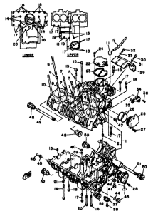 XS1100 Картер двигателя