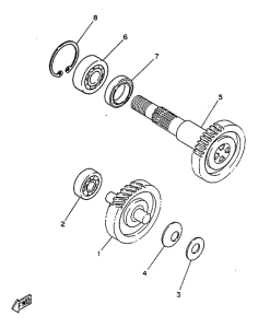 YN50R Трансмиссия