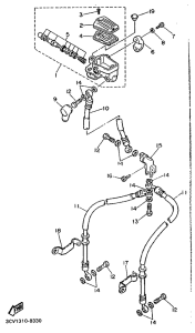 FJ1200 Главный тормозной цилиндр