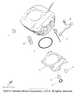 TW200E Цилиндры