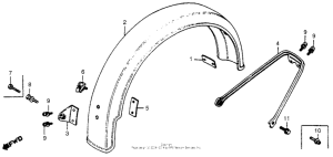 NA50 Задний бампер