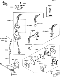 ZX1000 Ignition switch(1 / 2)