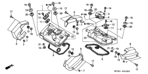 VT750DC Крышка головки цилиндров