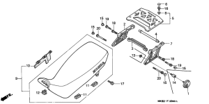 NX650 Пружина
