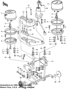 KL250 Meters / ignition switch