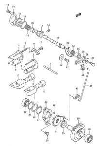 RMX250 Клапан выхлопа
