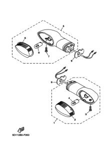 YBR250 Поворотники