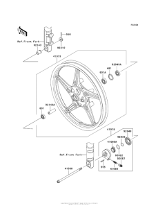 AX125 Front Hub (Baf)