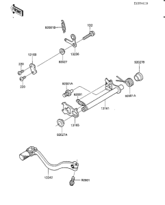KX500 Переключатель передач