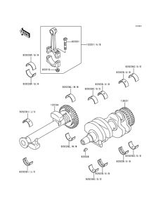 EX500 Вал коленчатый