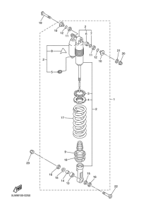 WR250F Задняя подвеска