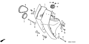 C90 Front cover shutter