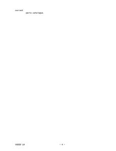 VX800 Catalog preface