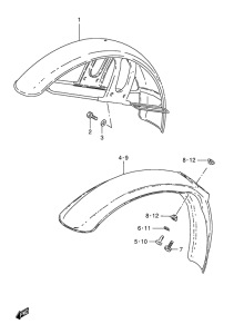 TS125 Переднее крыло