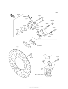 EX300 Передний тормоз
