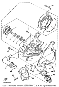 XVZ12TDK Водяной насос