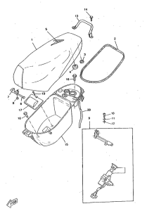 CW50RSX Сидение