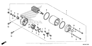 VFR1200X (DCT) Стартер
