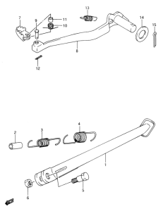 DR650 Подножки