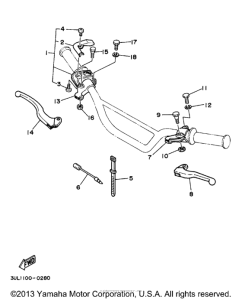RT100K Рулевые переключатели