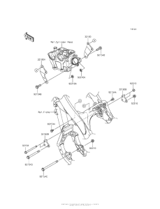  Крепление двигателя